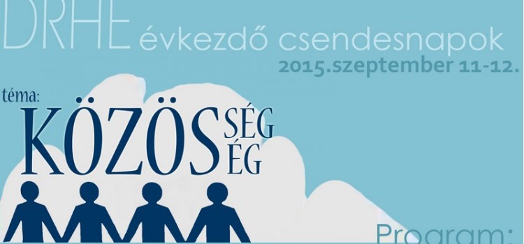 DRHE Évkezdő Csendes Napok
