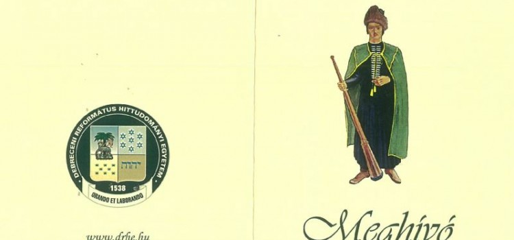 A Debreceni Református Hittudományi Egyetem tanévnyitó ünnepsége