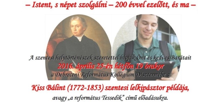 Istent, s népet szolgálni – 200 évvel ezelőtt, és ma Istent, s népet szolgálni – 200 évvel ezelőtt, és ma