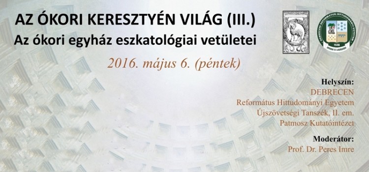 Konferencia egyetemünk Újszövetségi Tanszékén Konferencia egyetemünk Újszövetségi Tanszékén