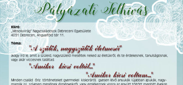 Életmese pályázati felhívás
